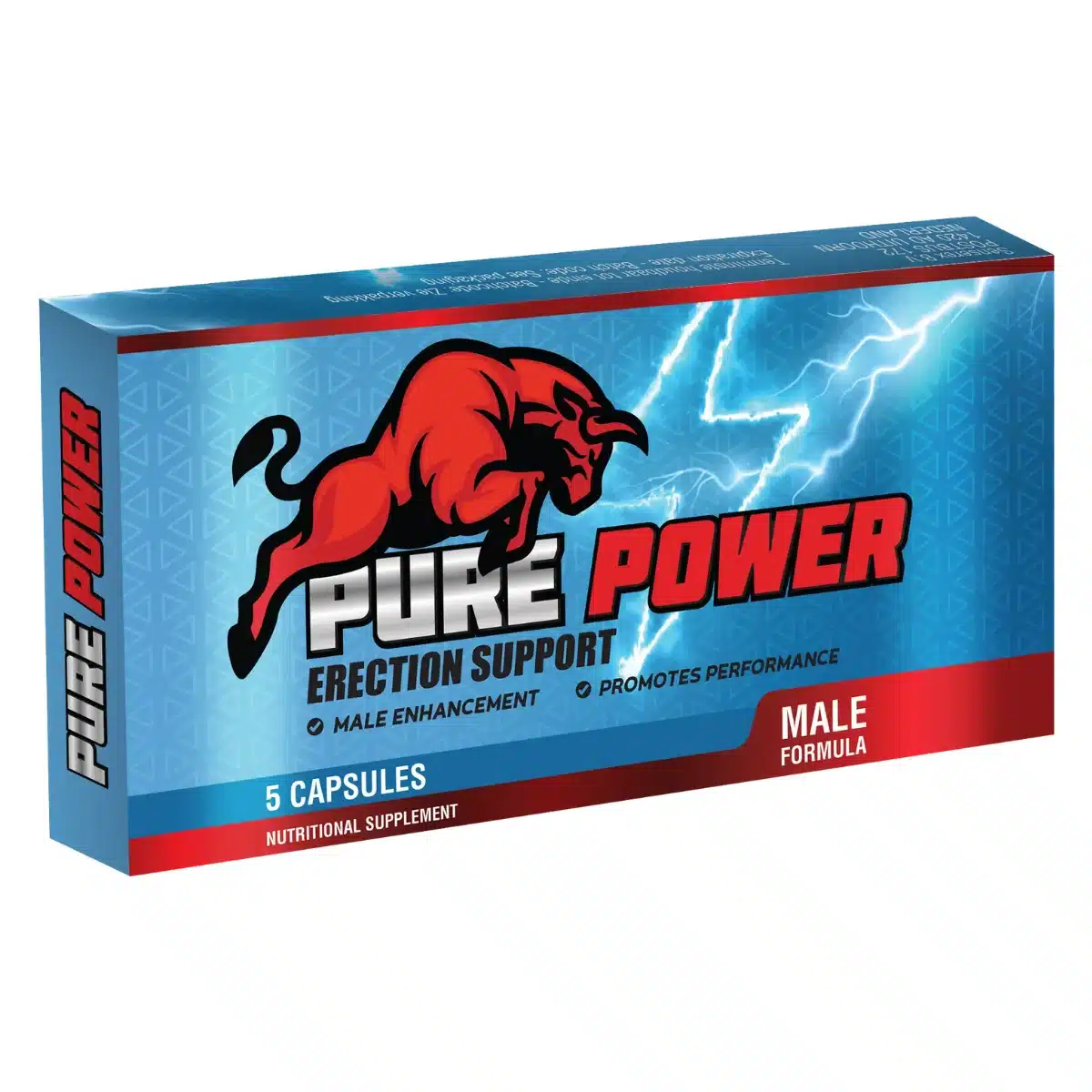Pure Power zijaanzicht 5 capsules
